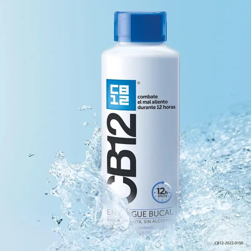 CB12 Mint Mouthwash Mint Flavoured Halitosis Mouthwash, 500 ml