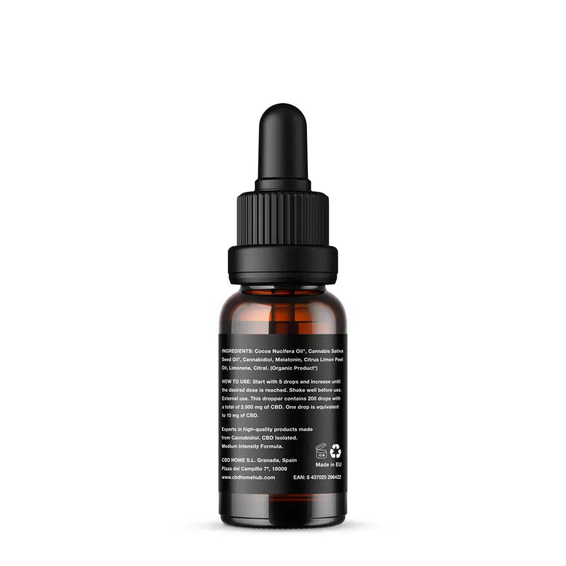 Cbd Home Cbd Oil 20% + Melat, 10 ml