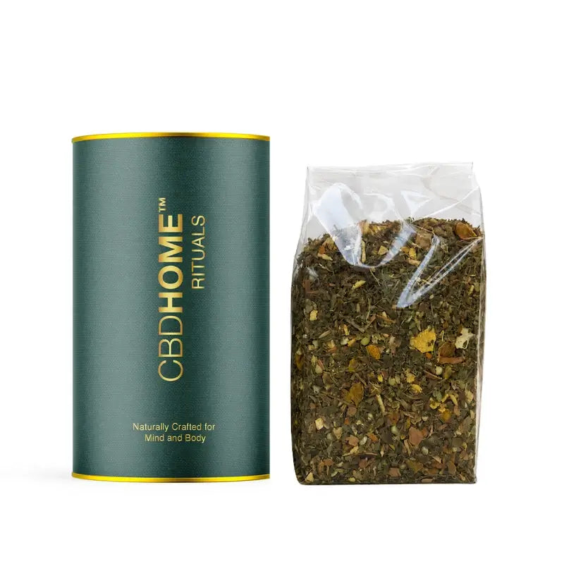 CBD HOME - Hemp, Ginger and Turmeric Tea - 100 g