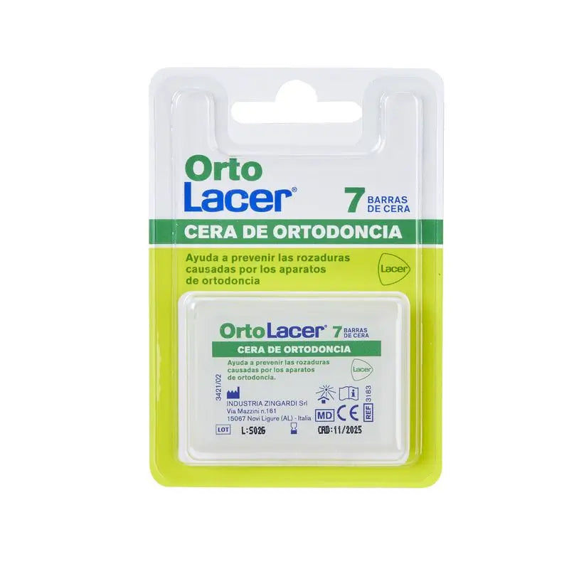 Lacer Ortolacer Orthodontic Wax 5 Bars + 2 Free
