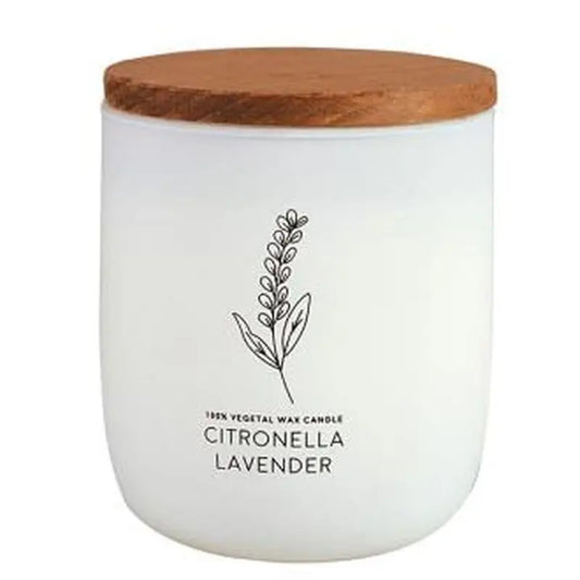 Cerabella Candle Glass Candle White Citvasv Citronella-Lavender 7X9Cm