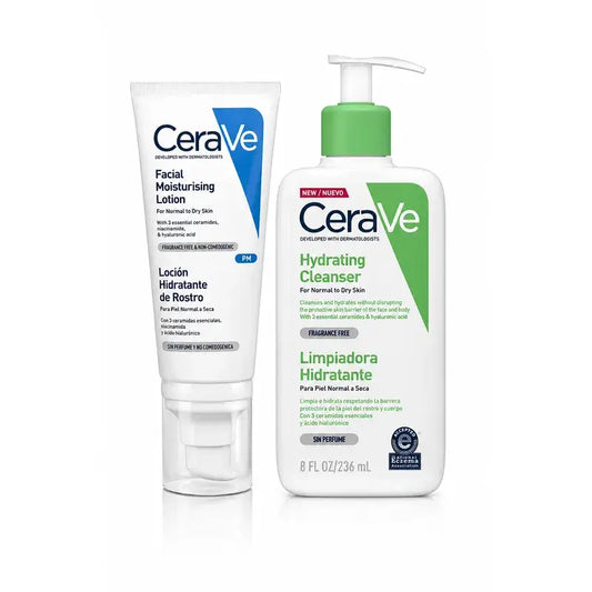 Cerave Cerave Cleansing Gel 236 Ml + Cerave Face Moisturising Lotion, 52 Ml