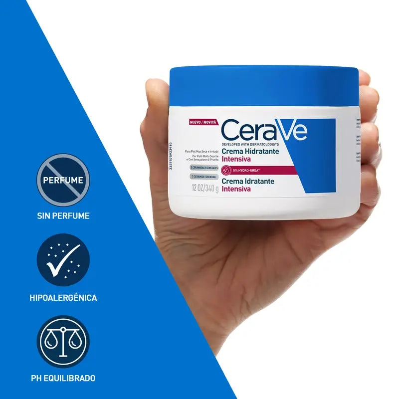 Cerave Intensive Moisturising Cream 5% Hydro-Urea, 340 g