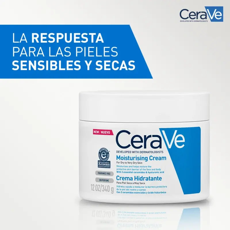 CeraVe Dry Skin Moisturising Cream, 340 gr