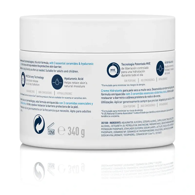 CeraVe Dry Skin Moisturising Cream, 340 gr