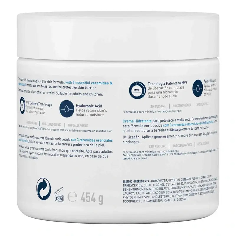 CeraVe Moisturising Cream, 454 gr