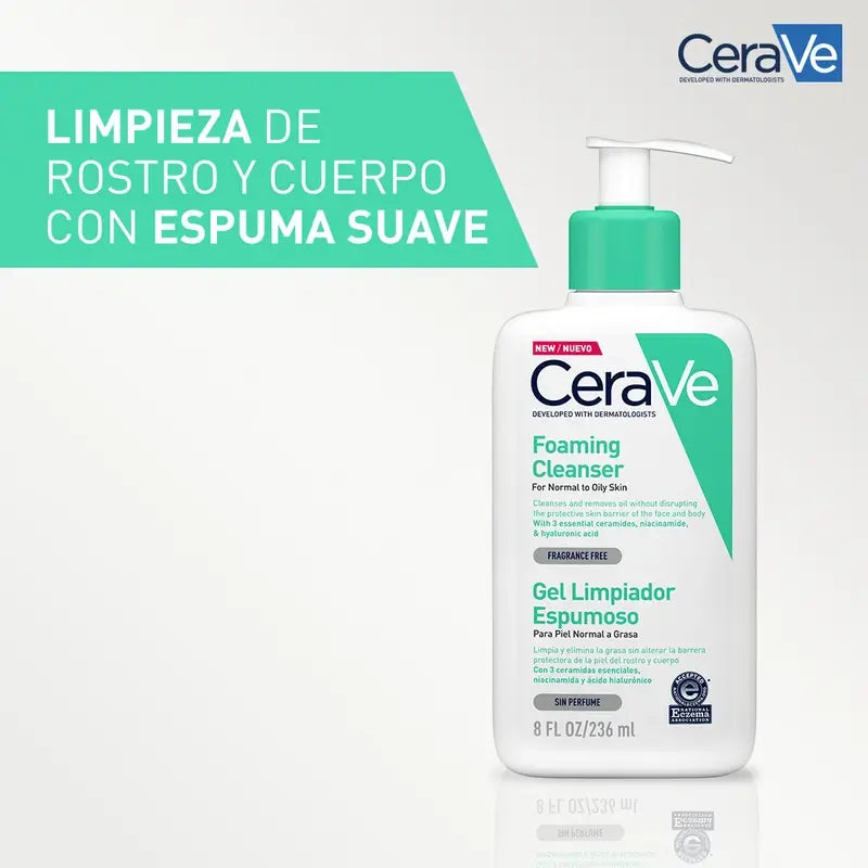 CeraVe Foaming Gel Cleanser, 236 ml