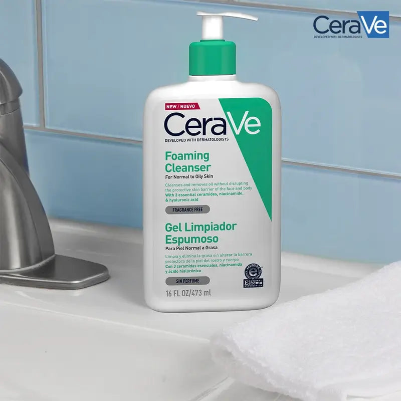 CeraVe Foaming Cleansing Gel, 473 ml