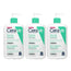 CeraVe Foaming Cleansing Gel, Pack 3 x 473 ml