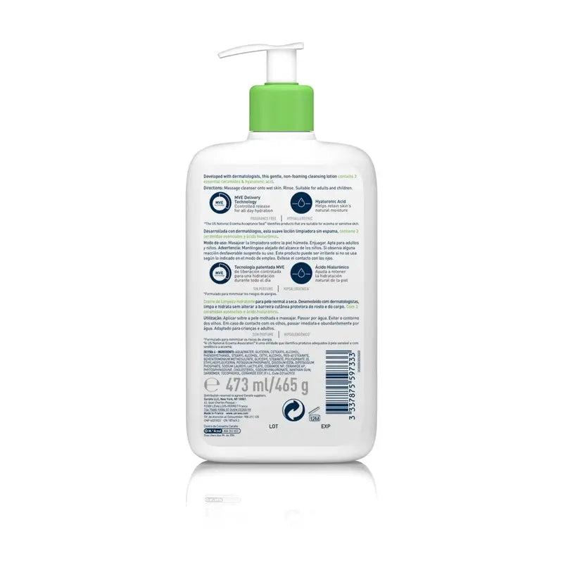 CeraVe Moisturising Cleansing Gel, 473 ml