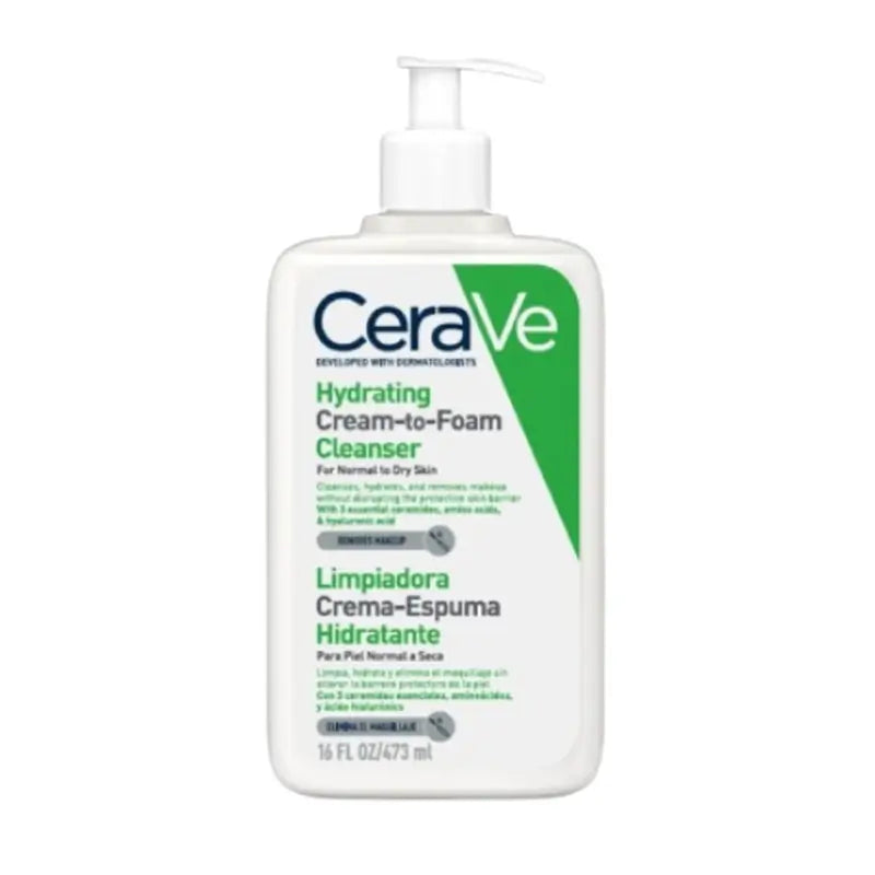 Cerave Cleansing Moisturising Cream-Moisturising Foam , 473 ml
