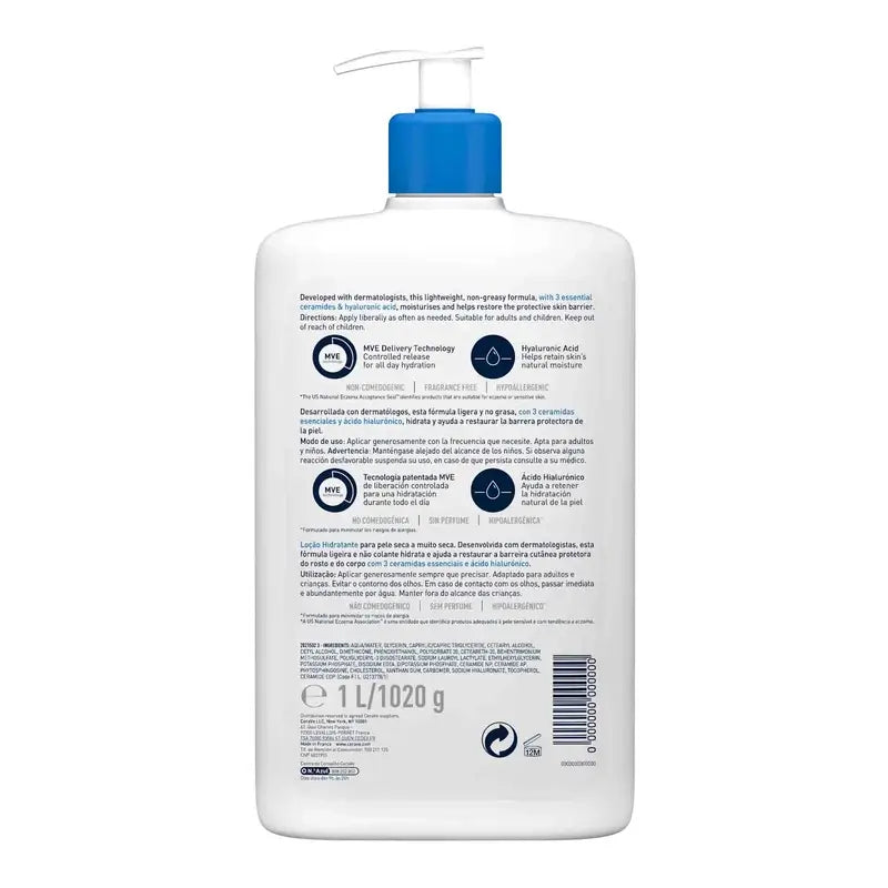 CeraVe Moisturising Cream, 1l