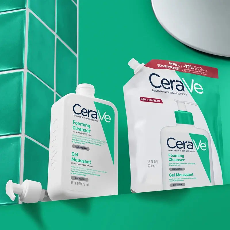 CeraVe Foaming Cleansing Gel Refill , 473 ml