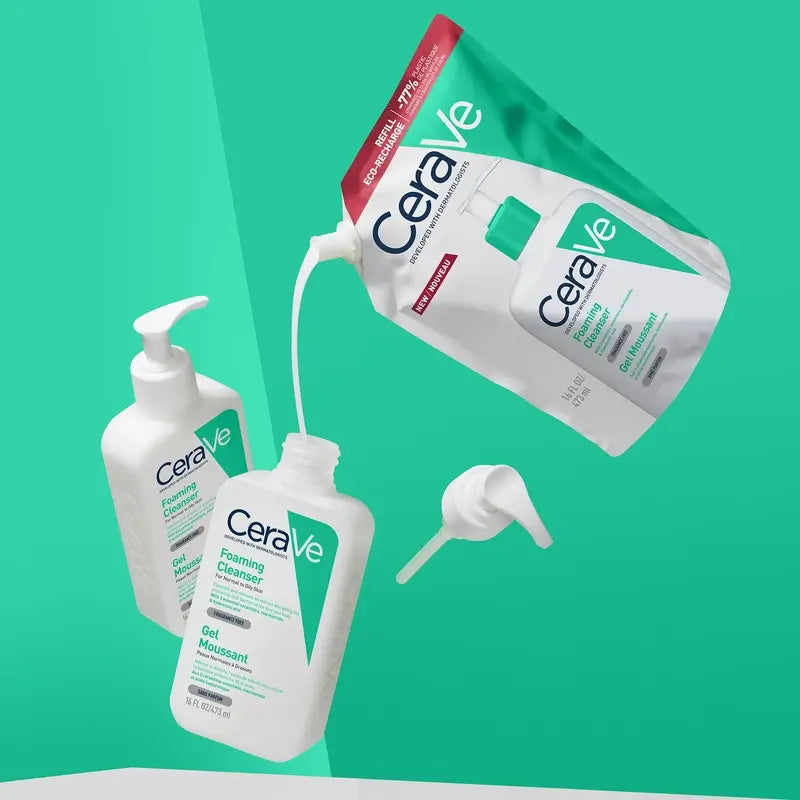 CeraVe Foaming Cleansing Gel Refill , 473 ml
