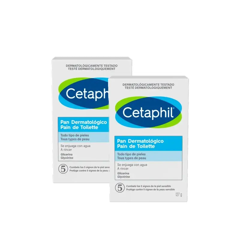 Cetaphil Dermatological Soap 127 g, pack of 2