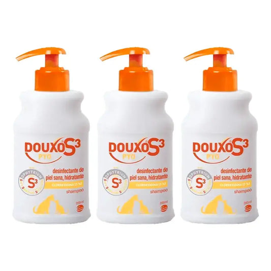 Ceva Douxo Pyo Protective Shampoo, Pack 3 x 200 ml