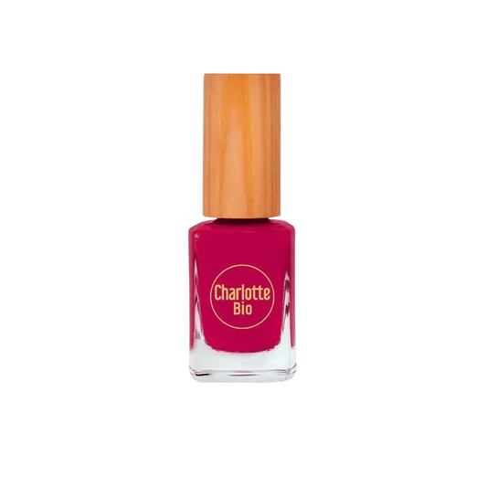 Charlotte Bio Nail Polish Raspberry 10 Ml