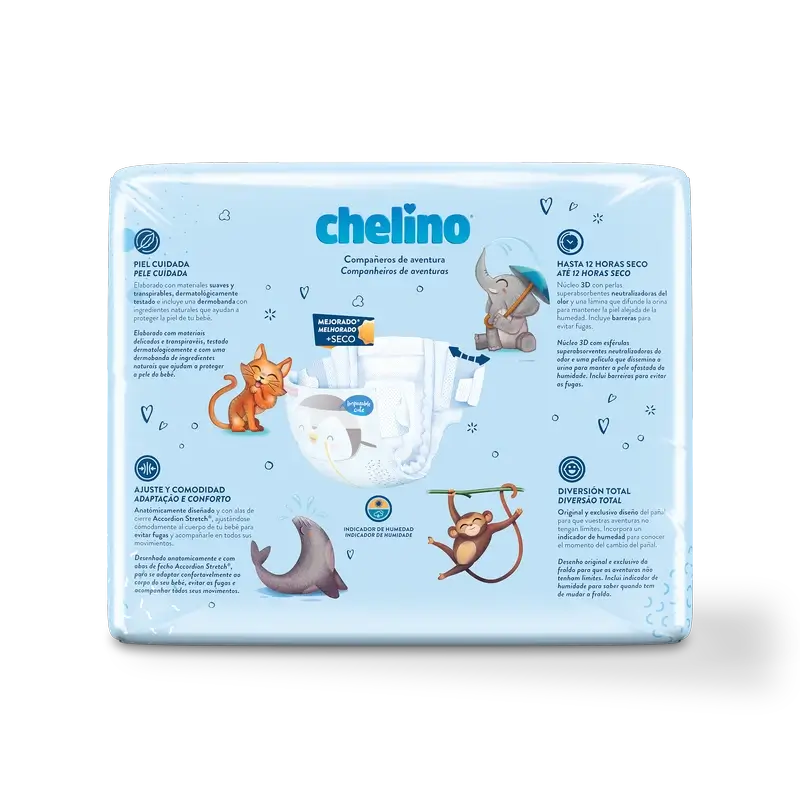 Chelino Nappy Size 5 (13-18 Kg) , 30 units