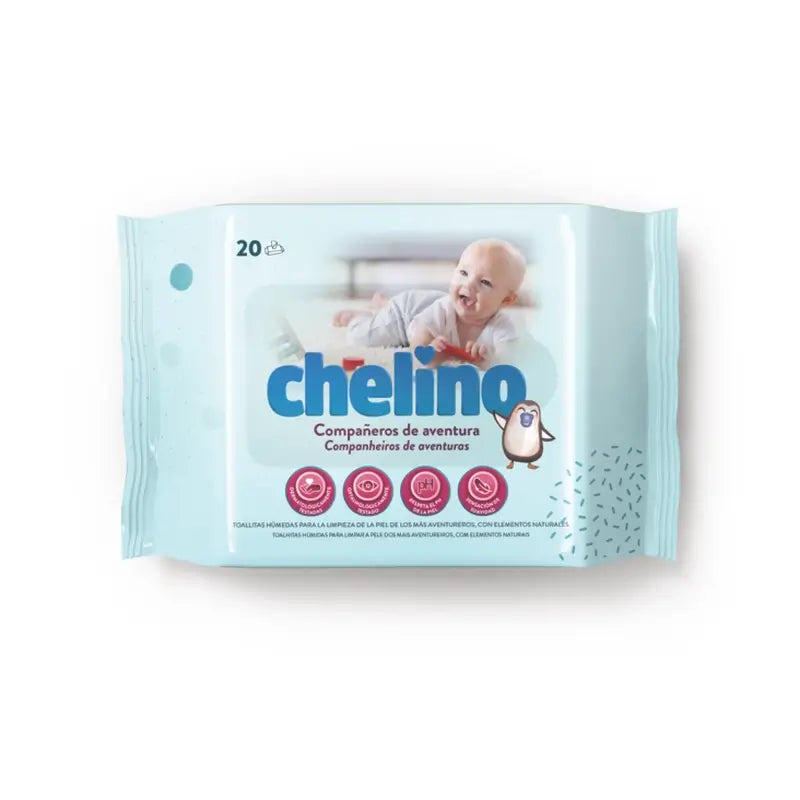 Chelino Moisturising Baby Wipes , 20 units