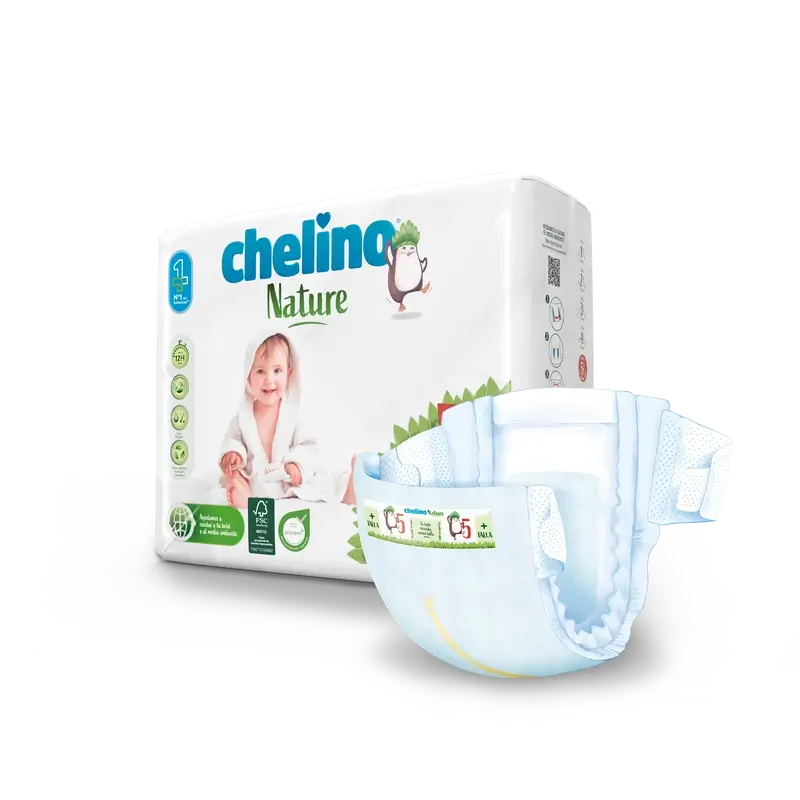 Chelino Nature Nappy Size 5 (13-18 Kg) , 30 units