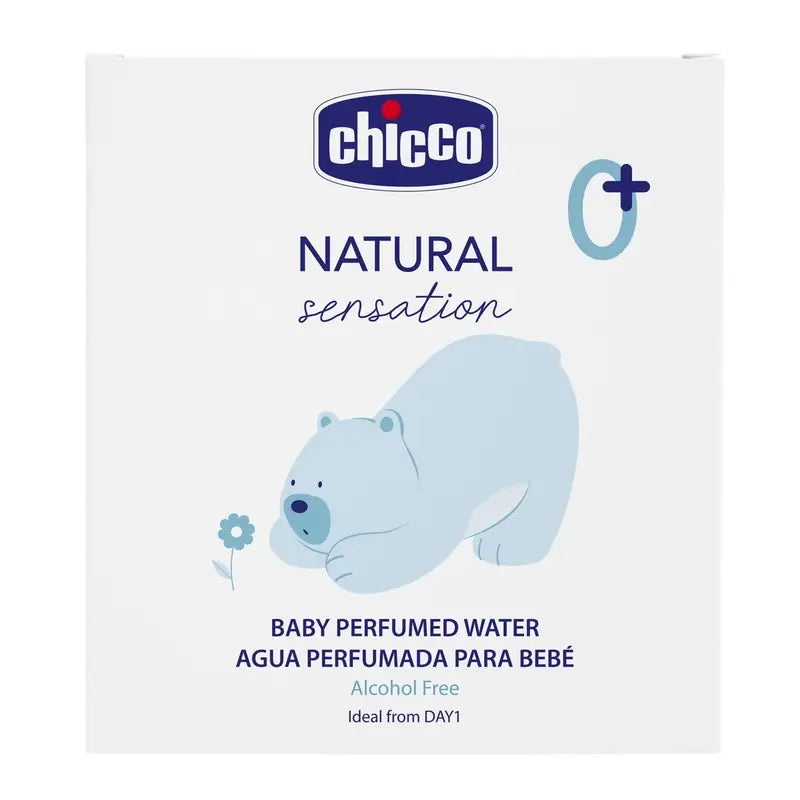 Chicco Natural Sensation Scented Water Glass Bottle 100Ml 0M+