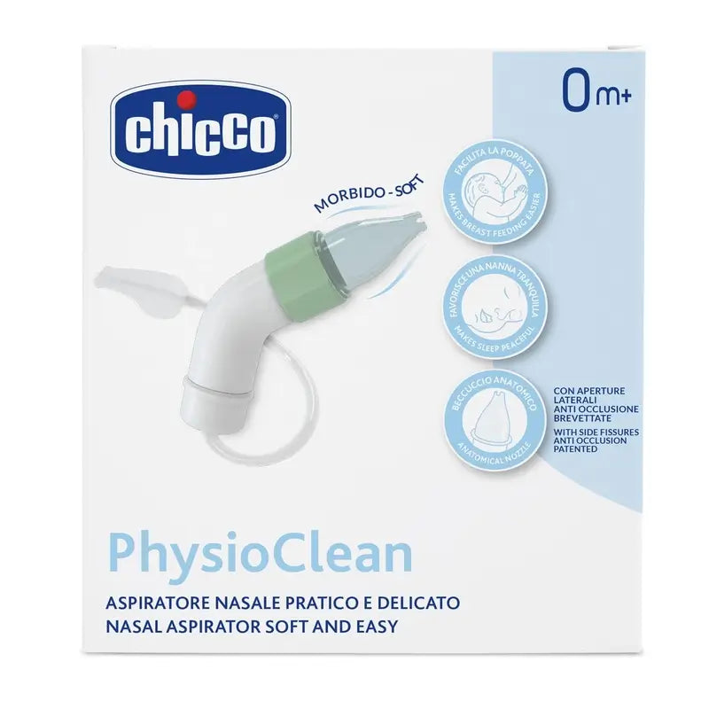 Chicco Set Physioclean Nasal Aspirator + 3 Probes