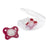 Chicco Physioforma Dual Soft Silicone Pacifier Pink 16-36M 2 Units