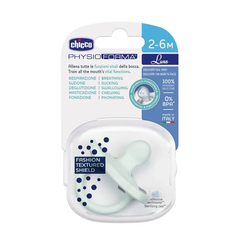 Chicco Pacifier Physioforma Luxe 2-6M 1 Unit Blue