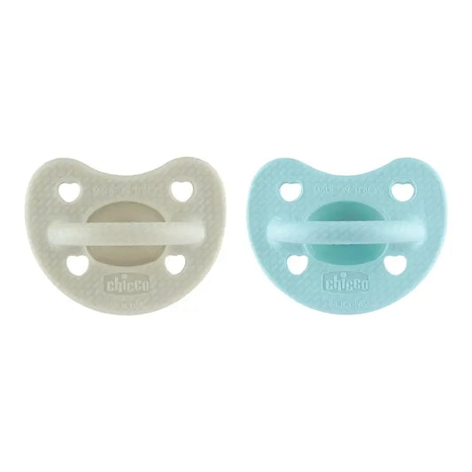 Chicco Pacifier Physioforma Luxe 6-16 Az-Gr , 2 units