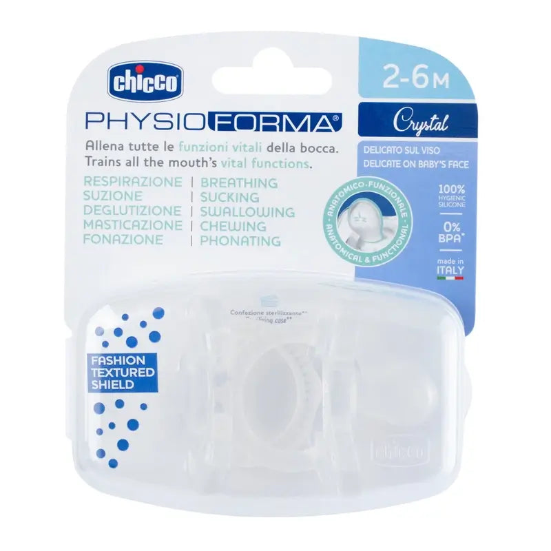 Chicco Pacifier Physioform Crystal 2-6M 2 Units