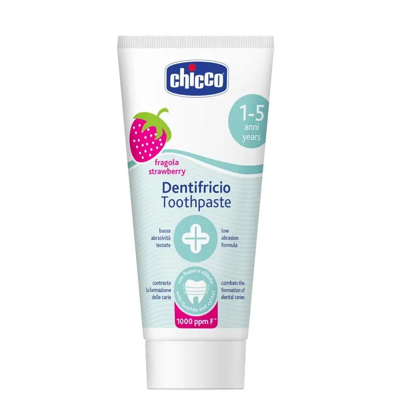 Chicco Strawberry Fluoride Toothpaste 50Ml 12M+