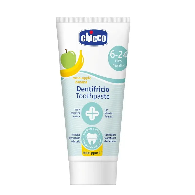 Chicco Apple & Banana Toothpaste 6-24M Fluoride