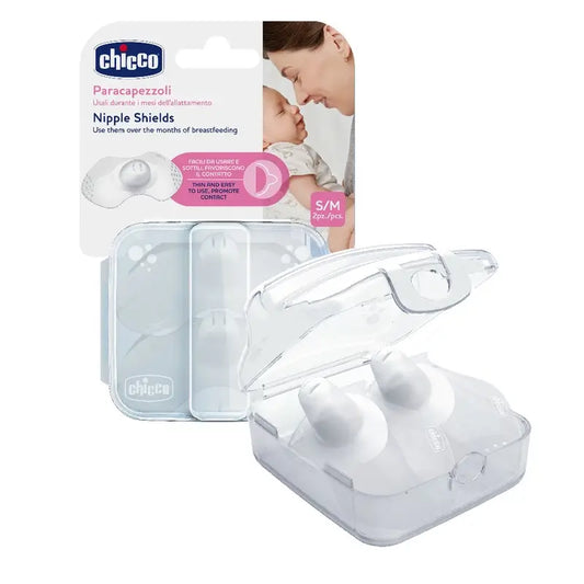 Chicco Nipple Shield Silicone Skintoskin Size S/M 2 Units