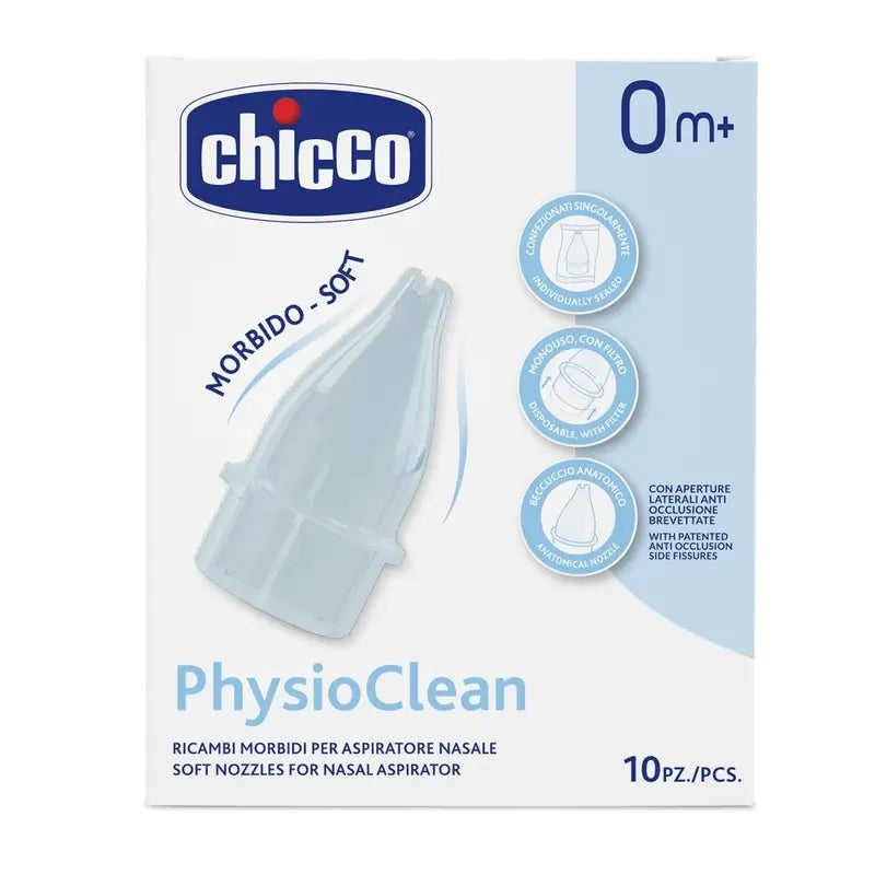 Chicco Physioclean Nasal Aspirator Refills 10 Units