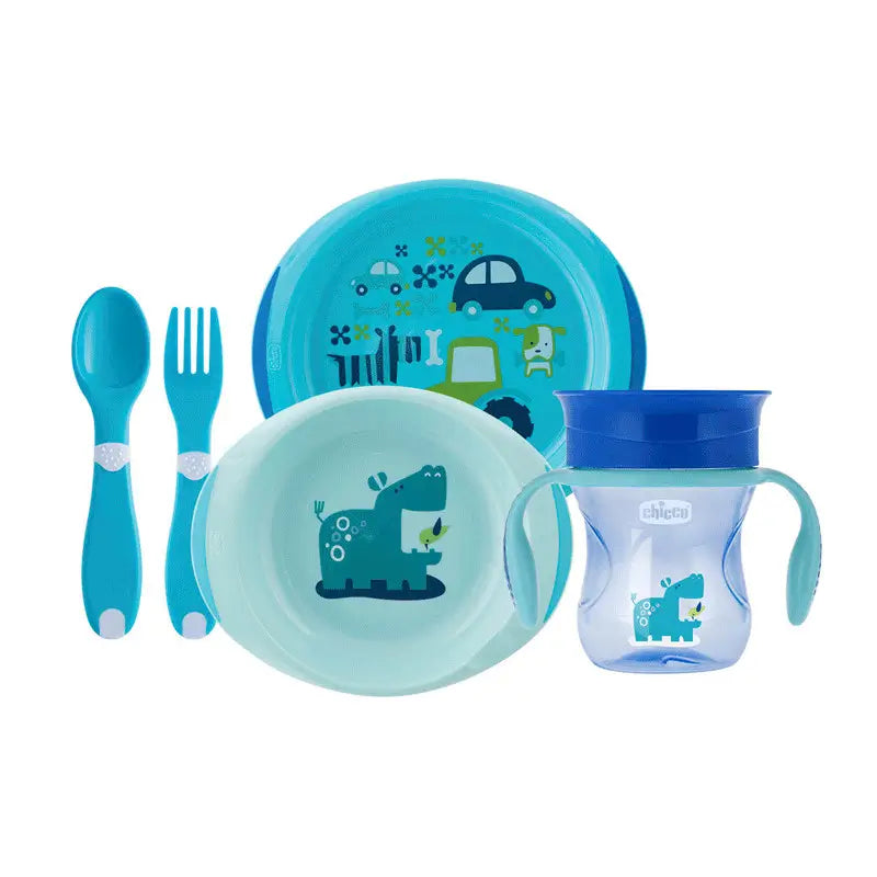 Chicco - Complete Meal Set 12m+ Blue