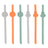 Chicco Take Eat Easy Coloured Straws 12M+