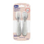 Chicco Cutlery Set Stainless Steel Grey 18M+
