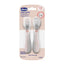 Chicco Stainless Steel Cutlery Set Pink 18M+