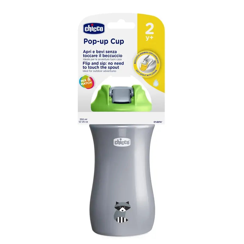 Chicco Soft Straw Tumbler Pop-Up Green 2Y+