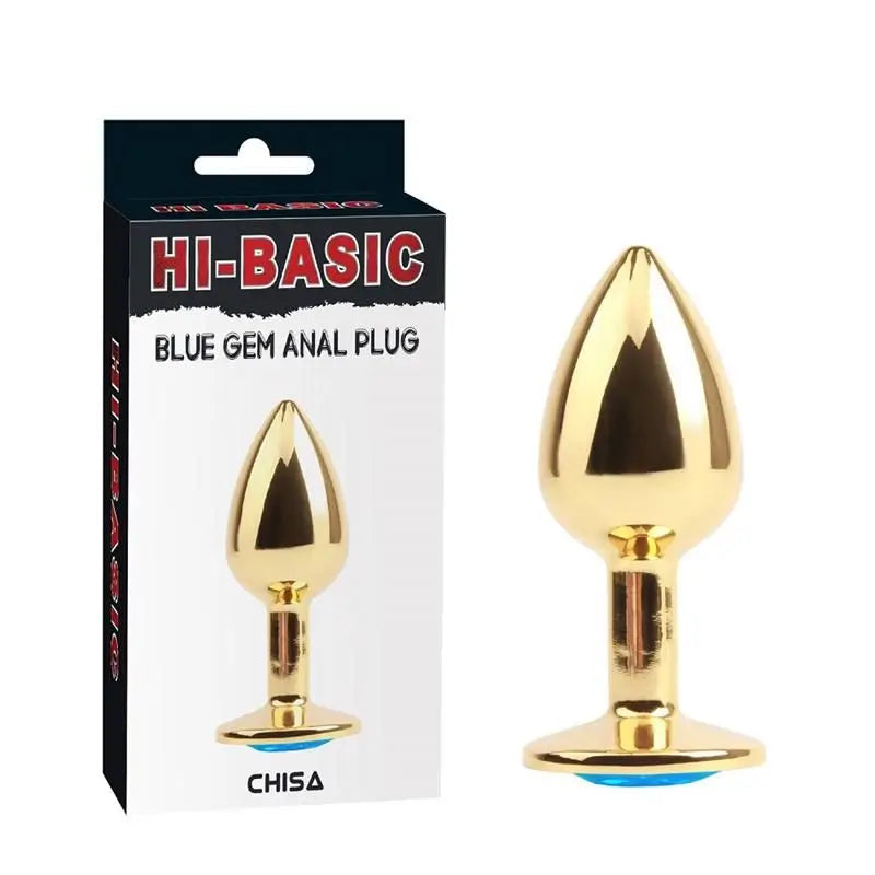 Chisa Anal Plug With Gem Bue Gem