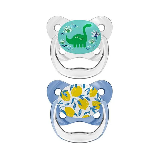 Prevent Pacifier Butterfly Shield T-2 6-18 Months Blue
