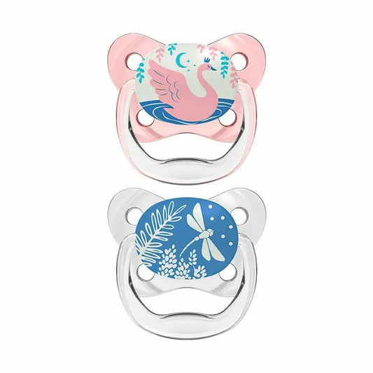 Prevent Nocturnal Soother T1 0-6 Months Pink