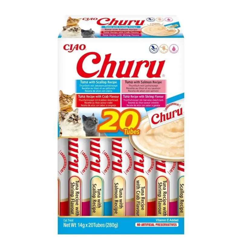 Churu Cat Tuna and Seafood Varieties 20X14Gr
