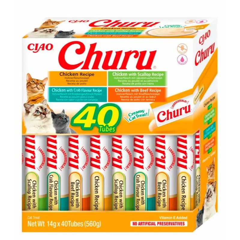 Churu Cats Chicken Varieties 40x14Gr