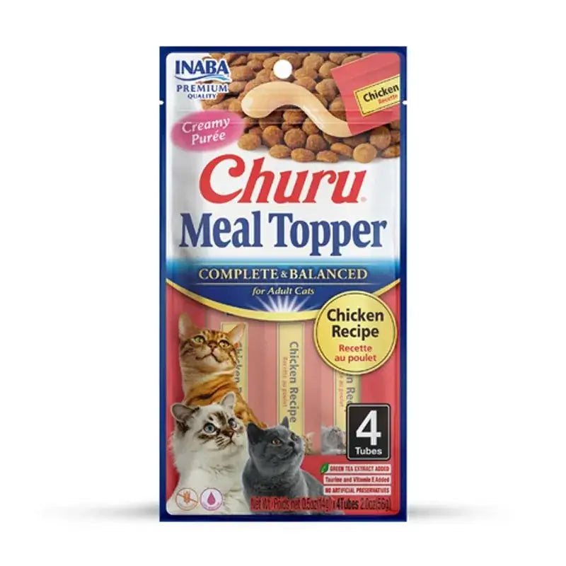 Churu Meal Topper Cat Food Topping – Chicken Flavour, 12 x 56 g