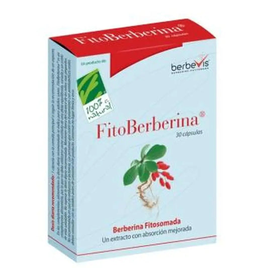 One Hundred Percent Natural Phytoberberberine 30 Capsules