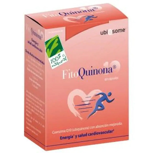 One Hundred Percent Natural Phytoquinone 10 60 Capsules
