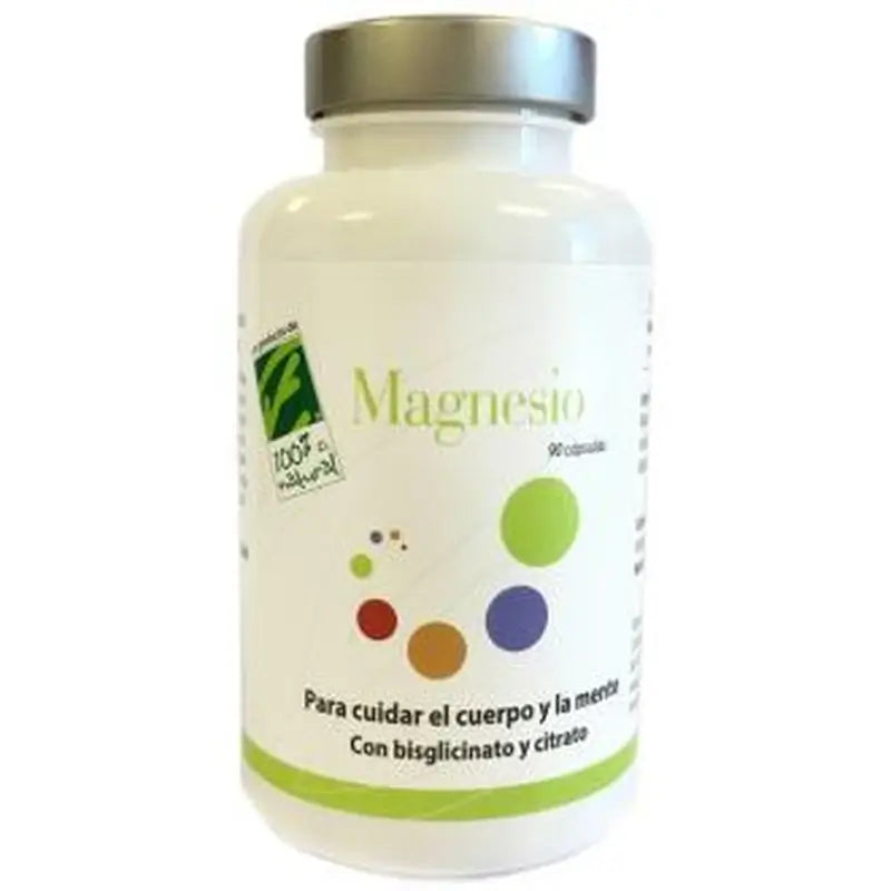 One Hundred Percent Natural Magnesium 90 Capsules