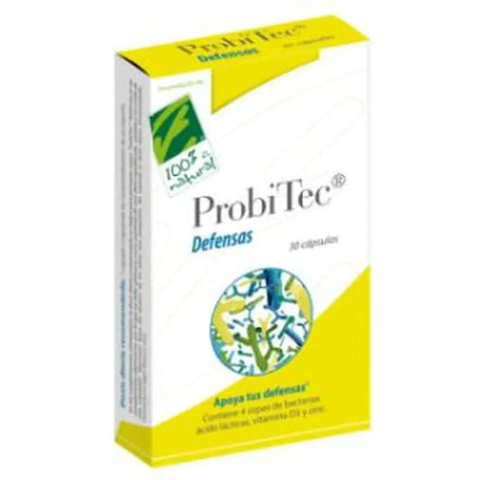 Cien Por Cien Natural Probitec Defensas 30 Capsules
