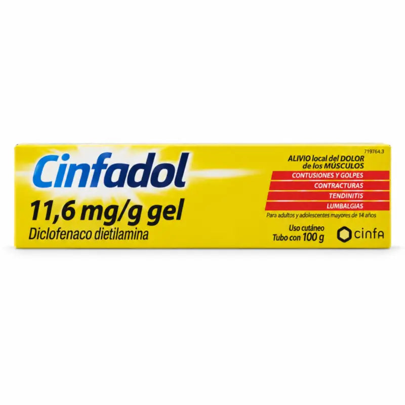 Cinfadol Gel 11.6 mg 100 g